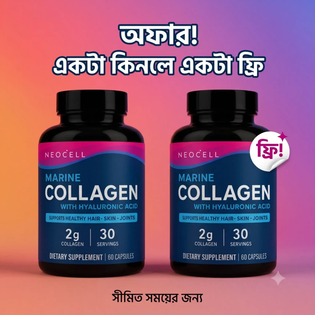 Merin Collagen একটা কিনলে একটা ফ্রি।
